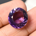 Pierre violette ovale facettée 11,60 ct