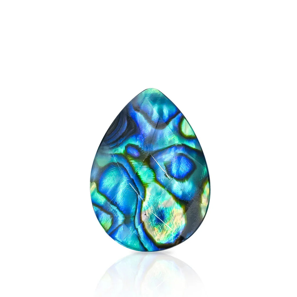 Cabochon de coquille d’ormeau en poire