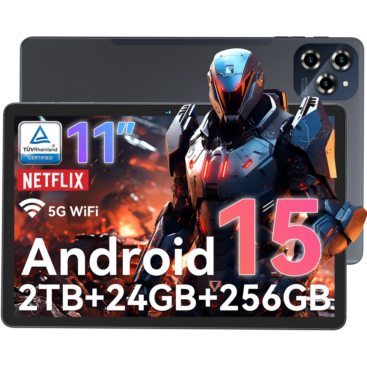 Tablette KINGRID W90 11 pouces – Android 15