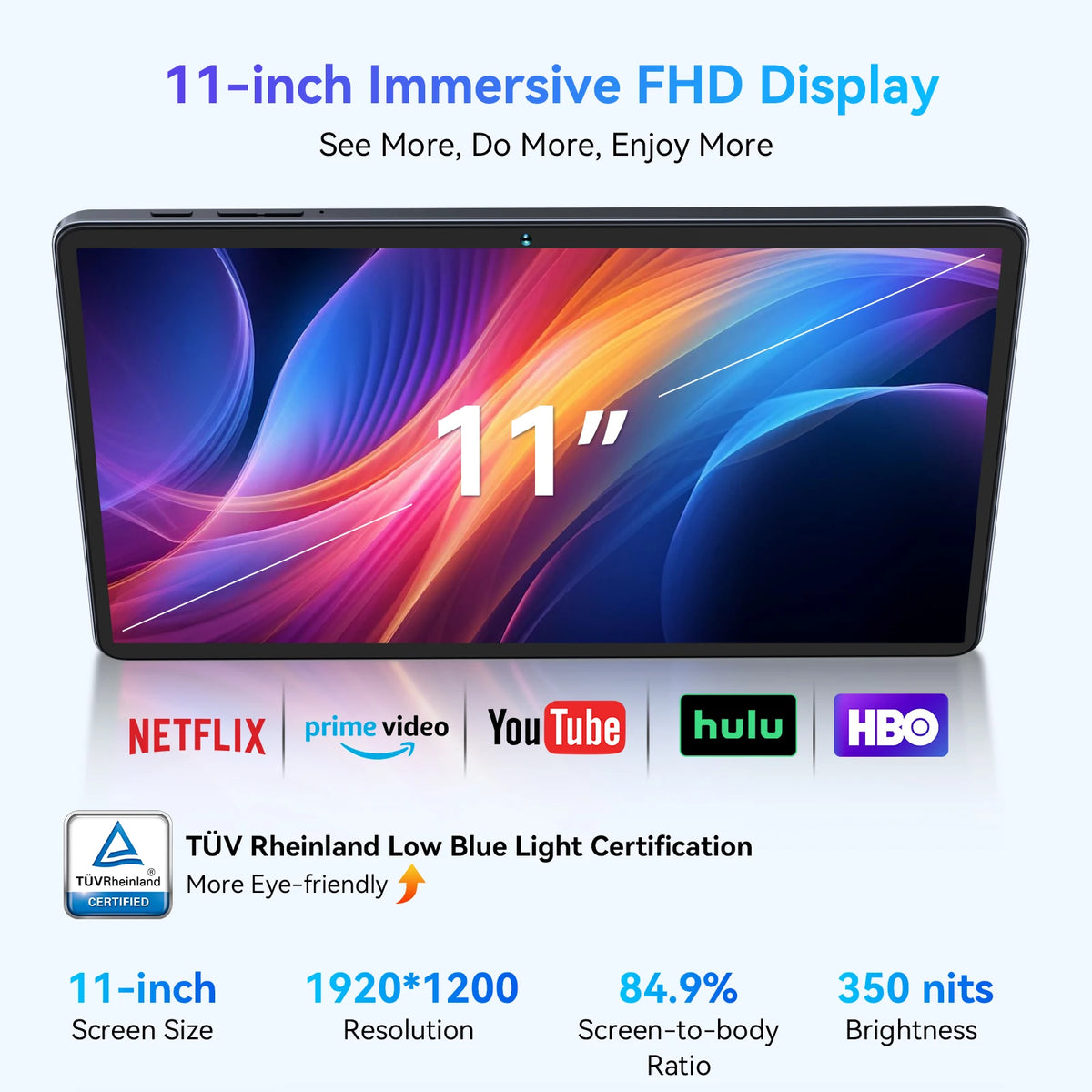 Tablette KINGRID W90 11 pouces – Android 15