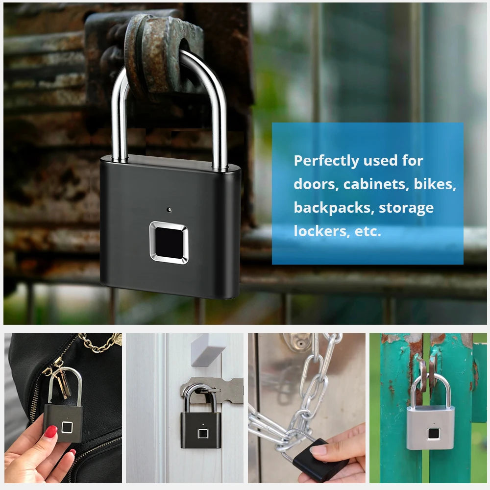 Cadenas à empreinte rechargeable KERUI O11