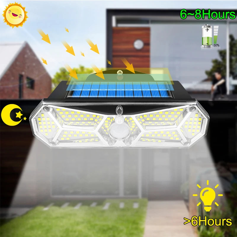 Applique solaire LED à détecteur de mouvement