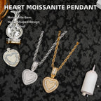 Pendentif cœur à pierre TUHE