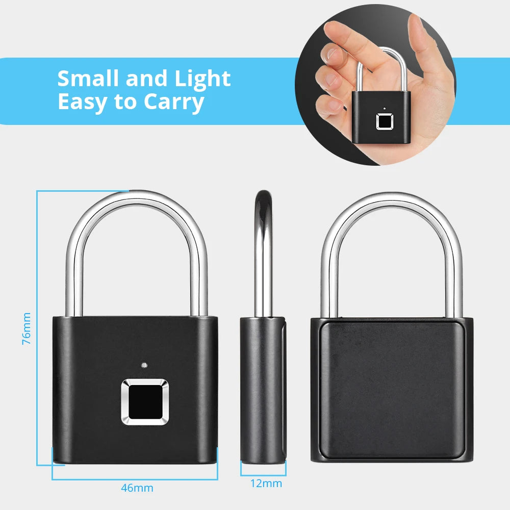Cadenas à empreinte rechargeable KERUI O11