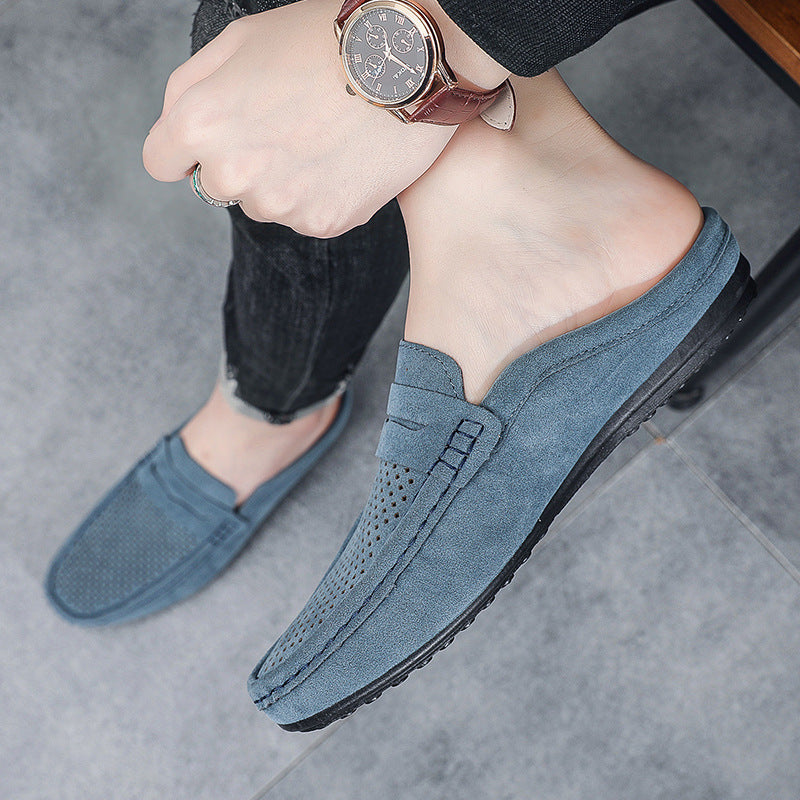 Mules homme à bout rond Foot Lishi A58
