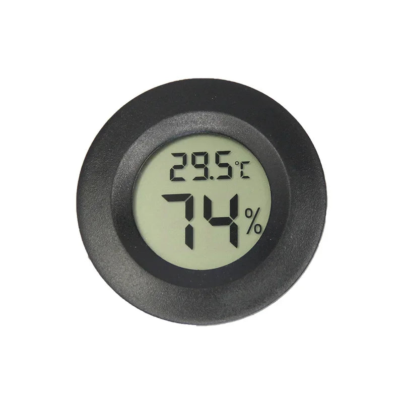 Thermomètre-hygromètre numérique rond