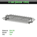 Panier de rôtisserie ZENOBBQ 1640 en inox