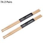 Baguettes de batterie en érable Miwayer 5A ou 7A