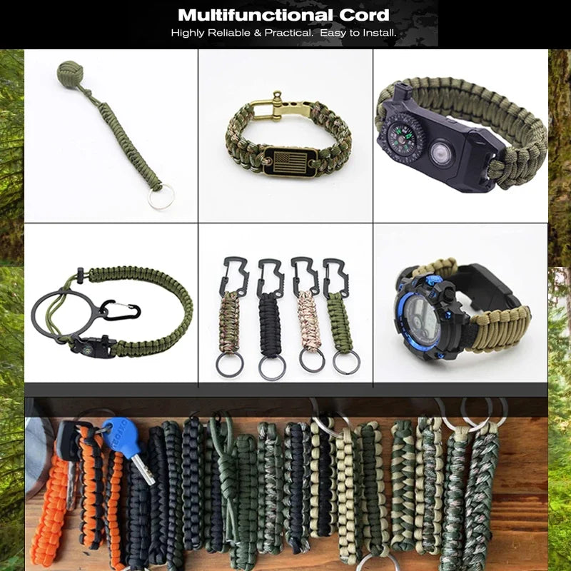 Corde paracorde 4 mm à 7 brins