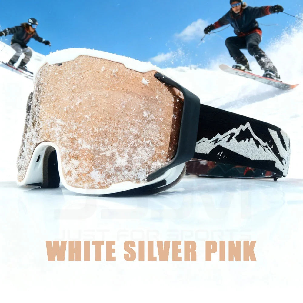 Masque de ski à double écran antibuée