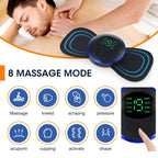 Mini appareil de massage EMS avec patchs – Compact et rechargeable