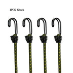 Lot de 4 tendeurs élastiques à crochets – 61 cm