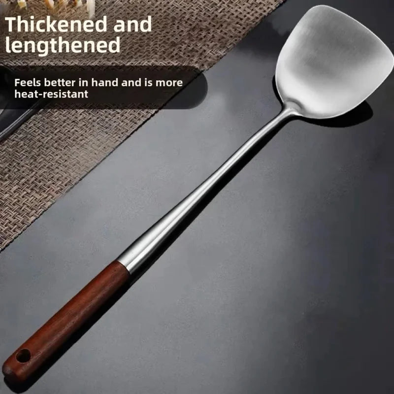 Ustensiles pour wok : spatule et louche