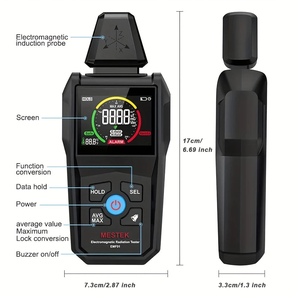 Détecteur EMF MESTEK EMF01 – Mesure des champs électromagnétiques
