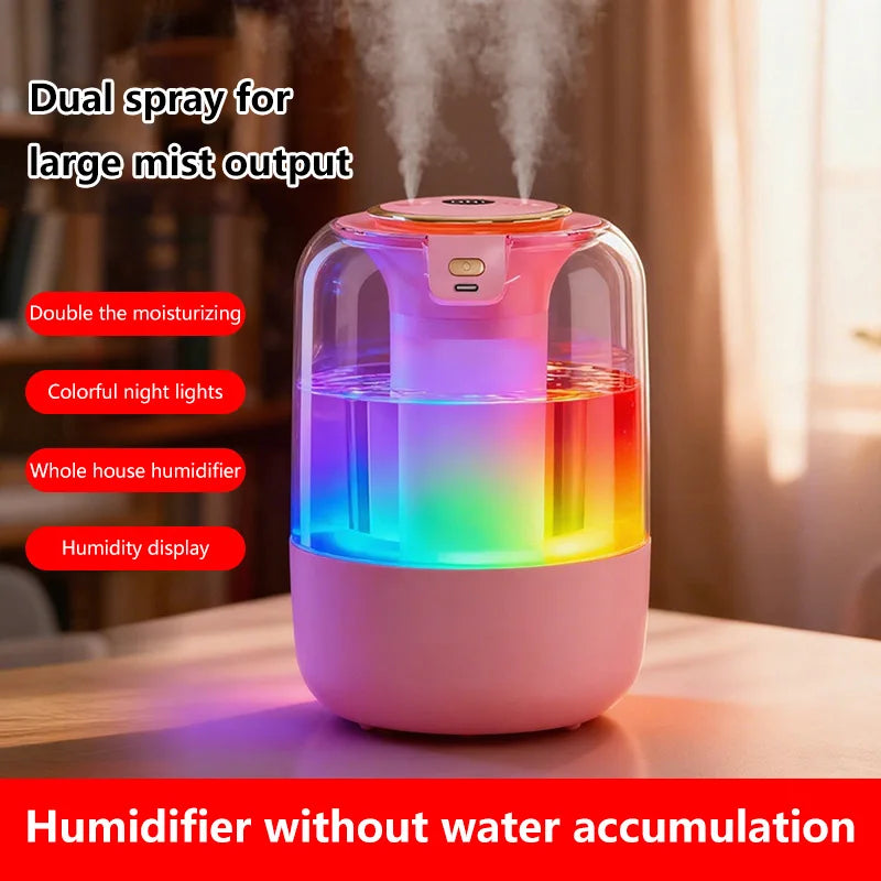 Humidificateur USB de bureau avec veilleuse