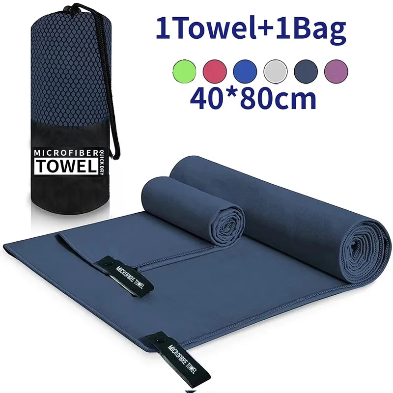 Serviette de sport BRS 40 × 80 cm avec pochette
