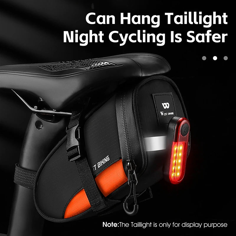 Sacoche de selle vélo réfléchissante WEST BIKING