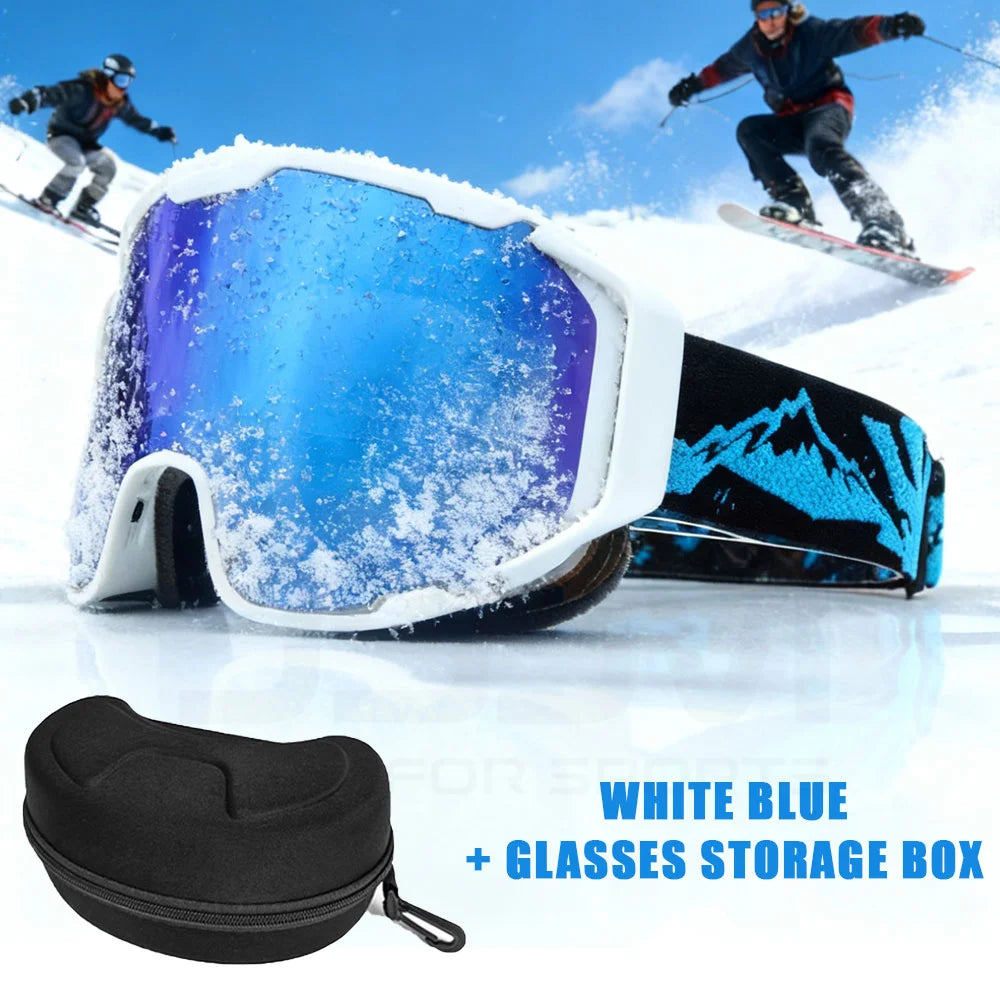 Masque de ski à double écran antibuée