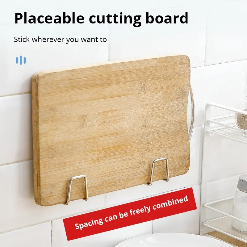 Support adhésif pour éponge d'évier