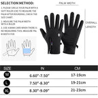 Gants d'hiver tactiles pour vélo et plein air