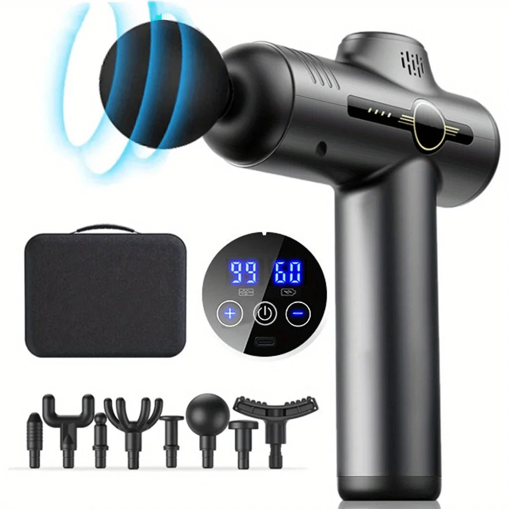 Pistolet de massage musculaire 6 vitesses – 2 modes