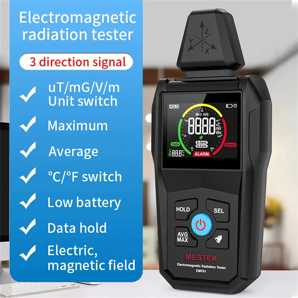 Détecteur EMF MESTEK EMF01 – Mesure des champs électromagnétiques