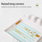 Repose-ustensiles de cuisine en plastique