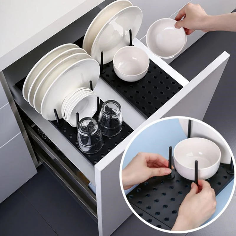 Égouttoir à vaisselle extensible