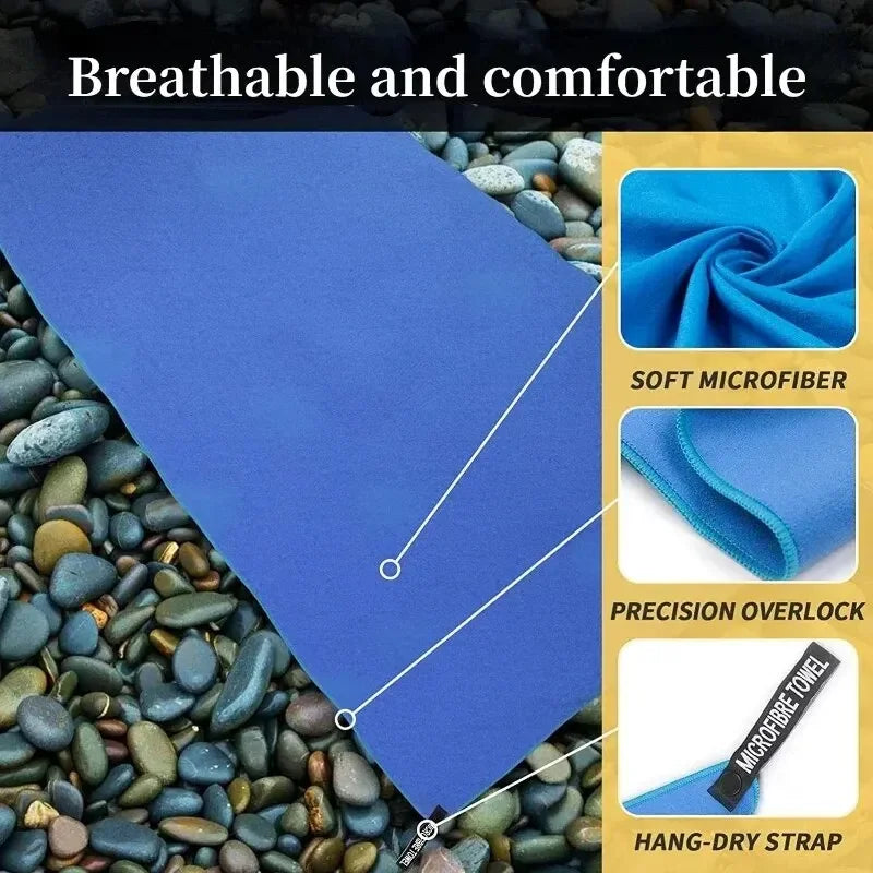Serviette de sport BRS 40 × 80 cm avec pochette