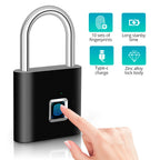 Cadenas à empreinte rechargeable KERUI O11