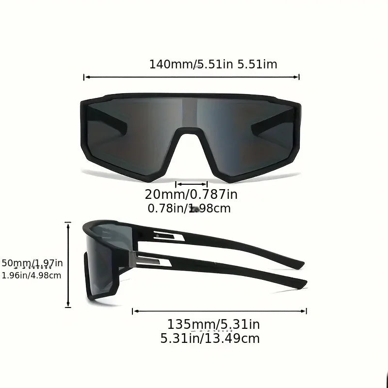 Lot de 2 lunettes de soleil pour le vélo