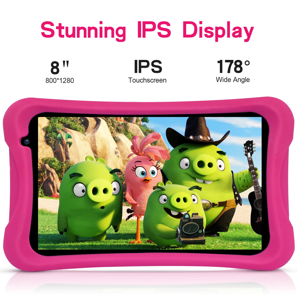 Tablette enfant PRITOM L8 8 pouces – 64 Go