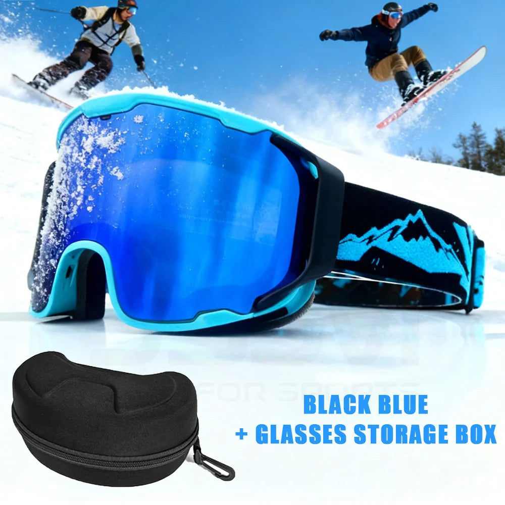 Masque de ski à double écran antibuée