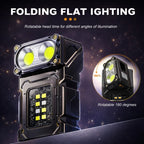 Mini lampe LED rechargeable à tête pivotante