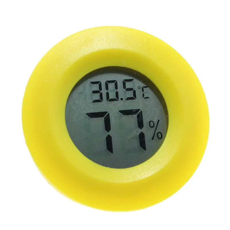 Thermomètre-hygromètre numérique rond