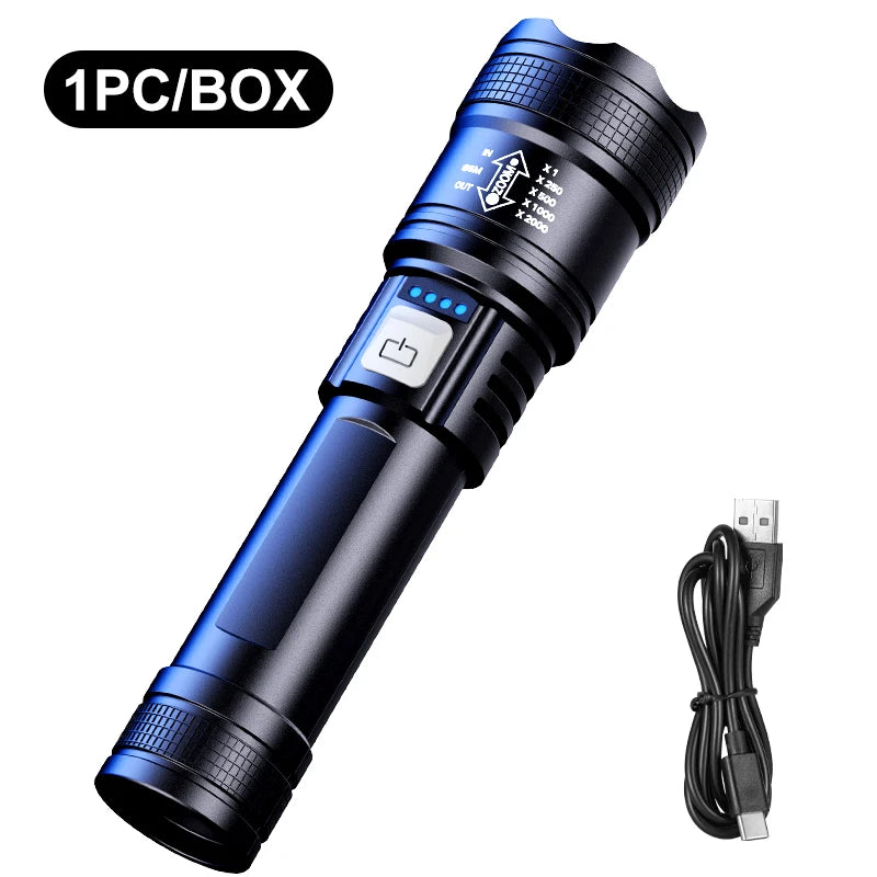 Mini lampe LED rechargeable à tête pivotante