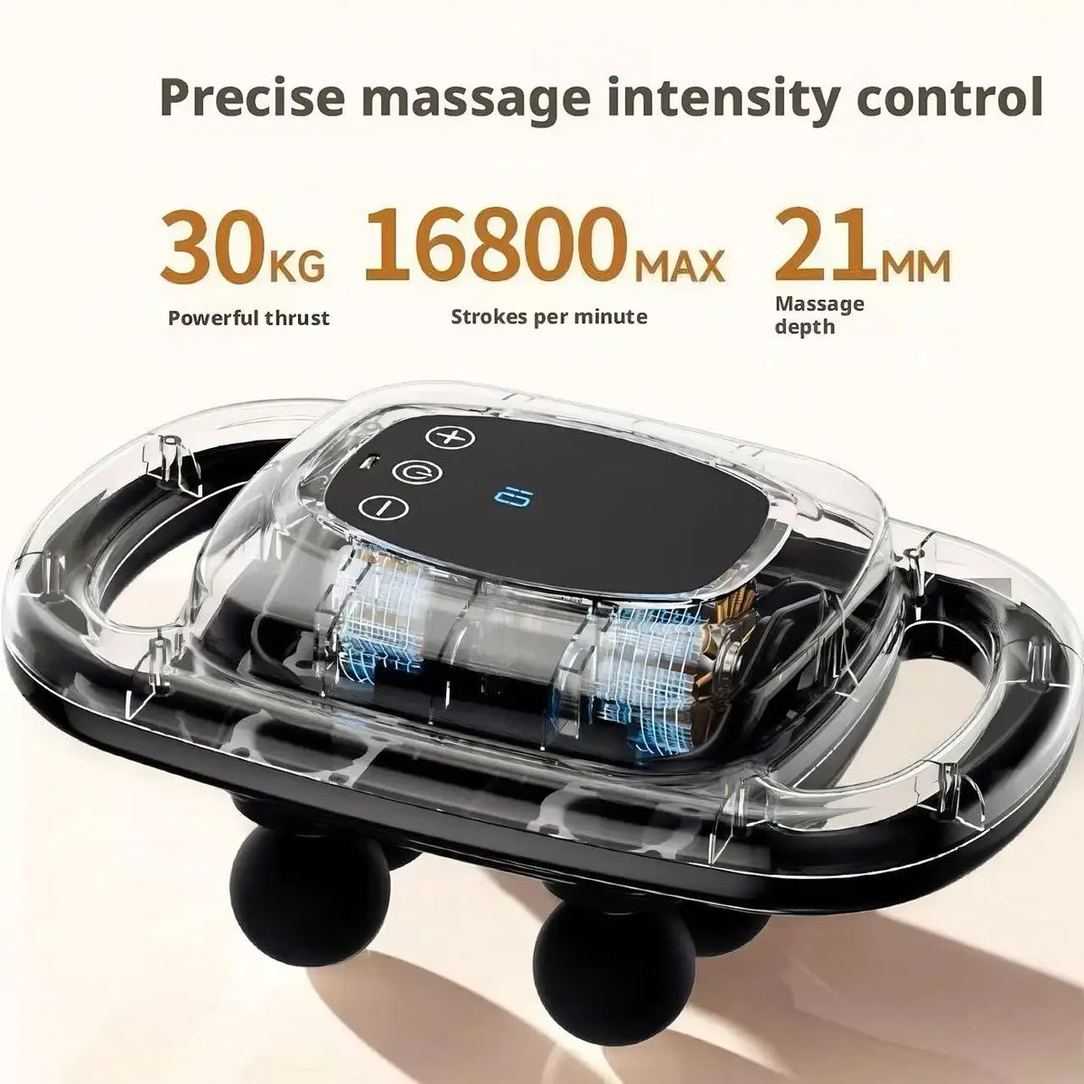 Pistolet de massage portable à 6 têtes