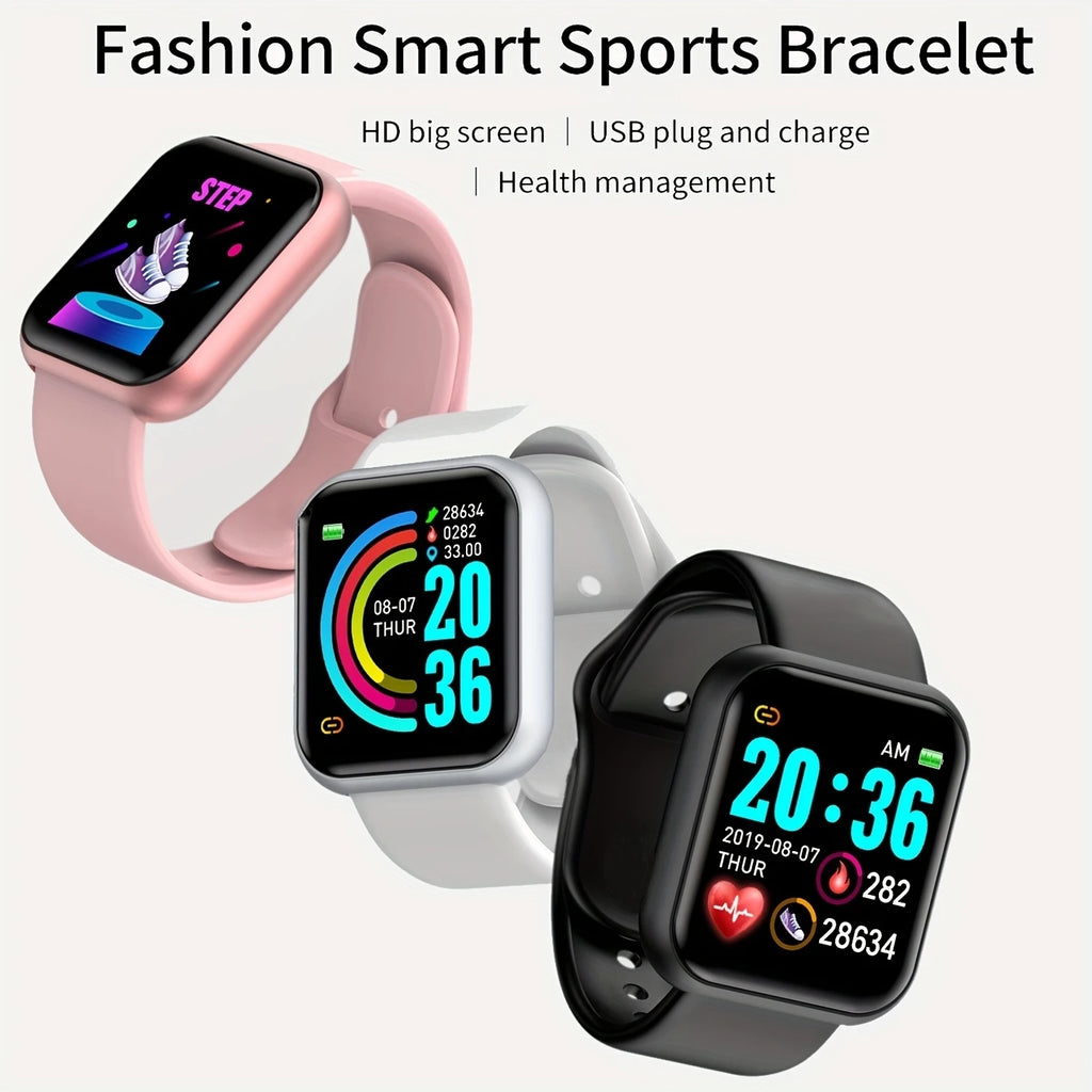 Montre connectée à recharge USB