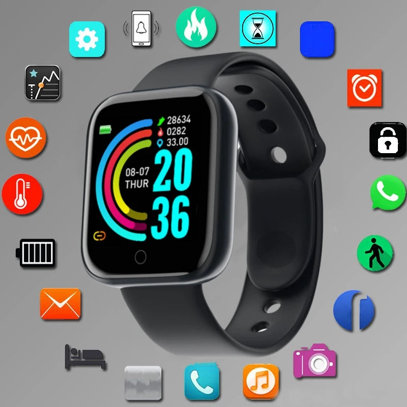 Montre connectée à recharge USB