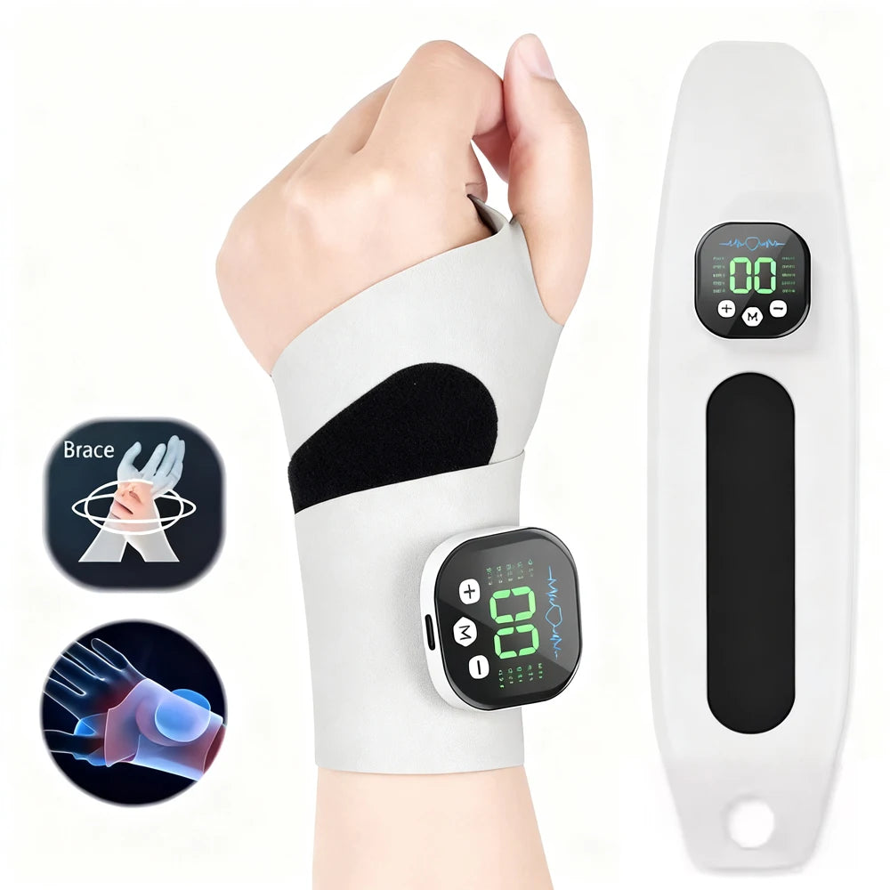 Bracelet massant rechargeable pour le poignet – Bleu ou blanc