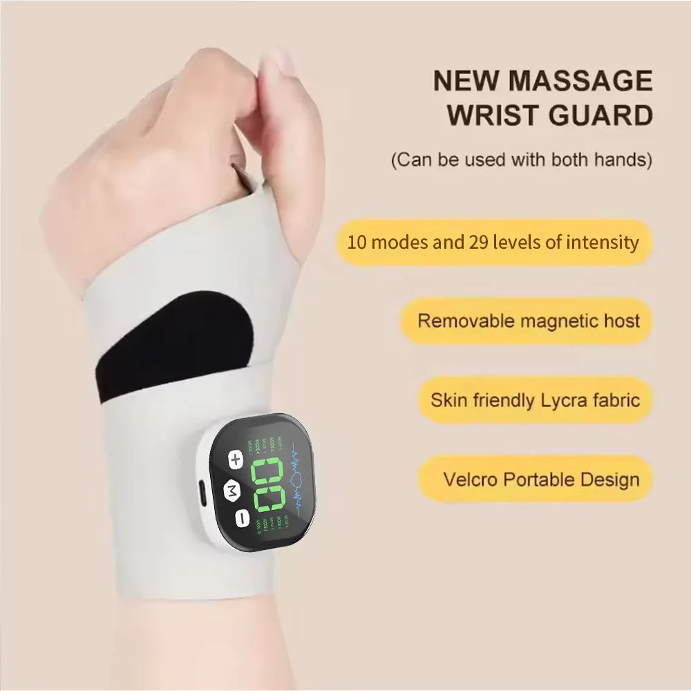 Bracelet massant rechargeable pour le poignet – Bleu ou blanc