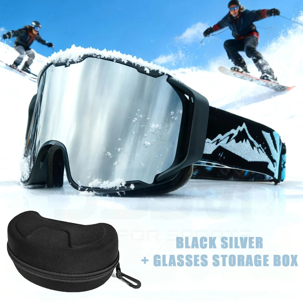 Masque de ski à double écran antibuée