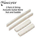 Set de 4 sillets de guitare en os Miwayer