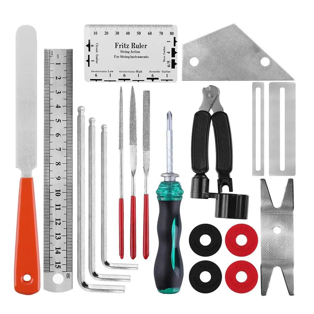 Kit de 20 outils pour entretien de guitare