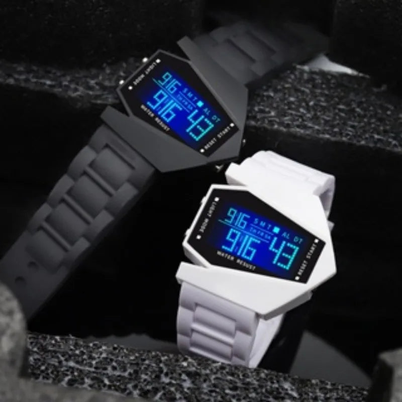 Montre digitale enfant motif avion