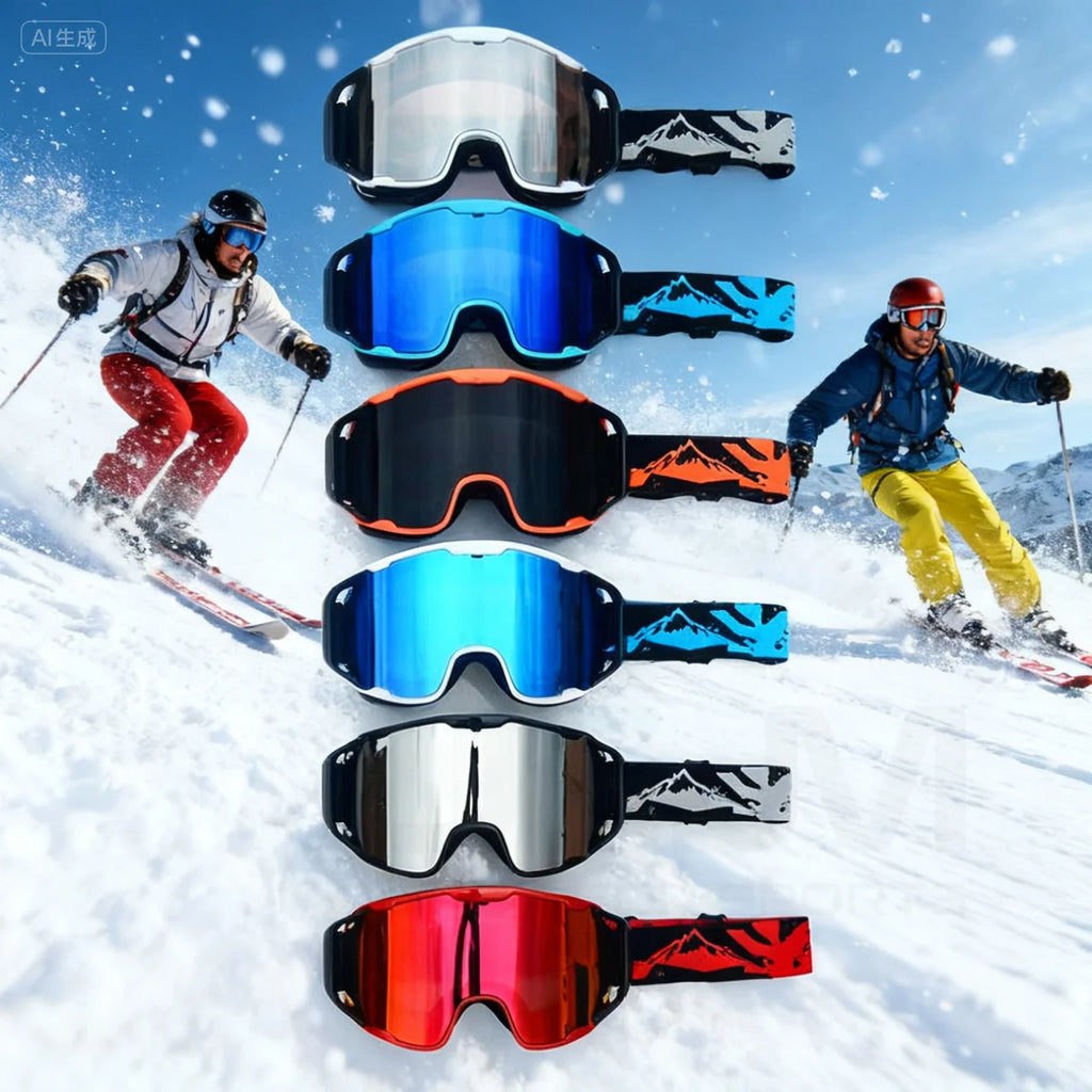 Masque de ski à double écran antibuée