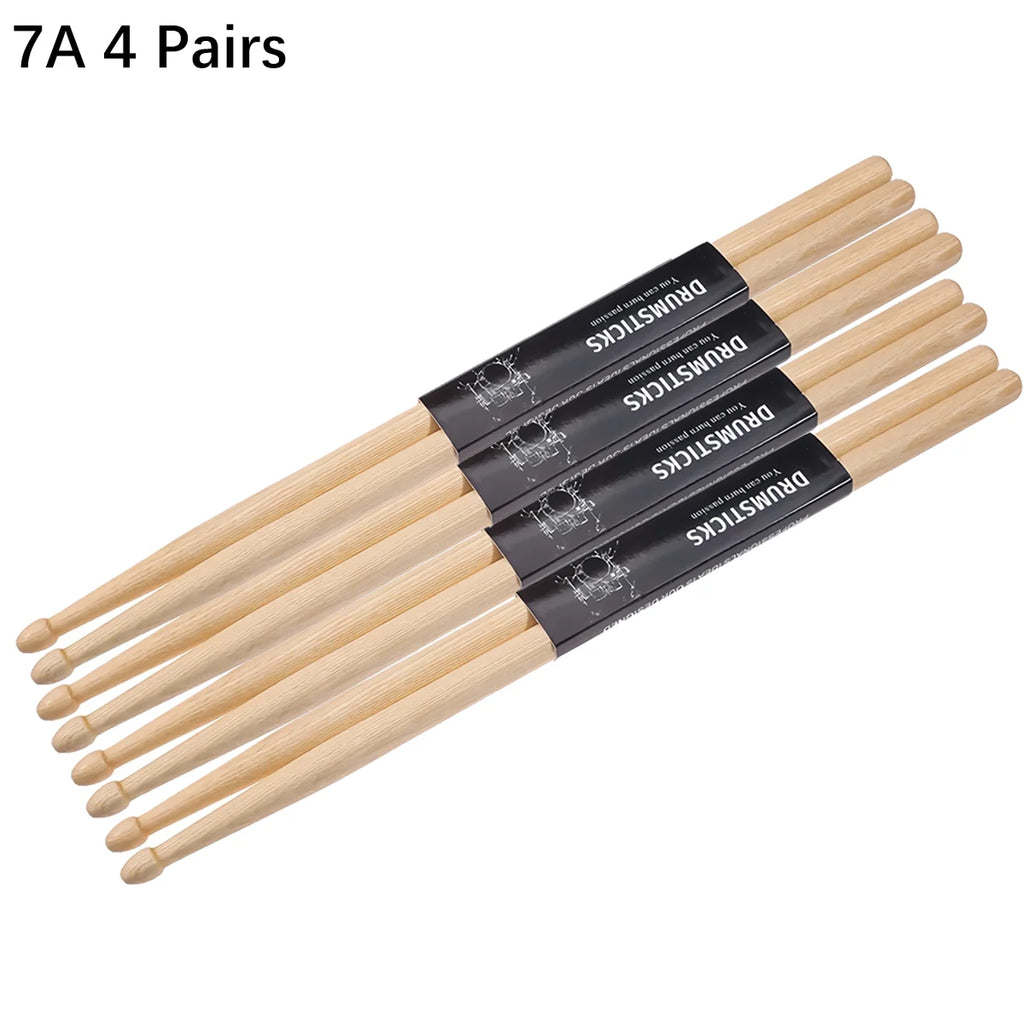 Baguettes de batterie en érable Miwayer 5A ou 7A