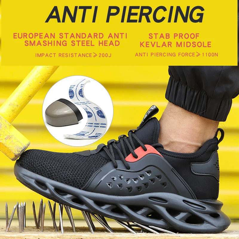Chaussures de travail à embout métallique kankeirr