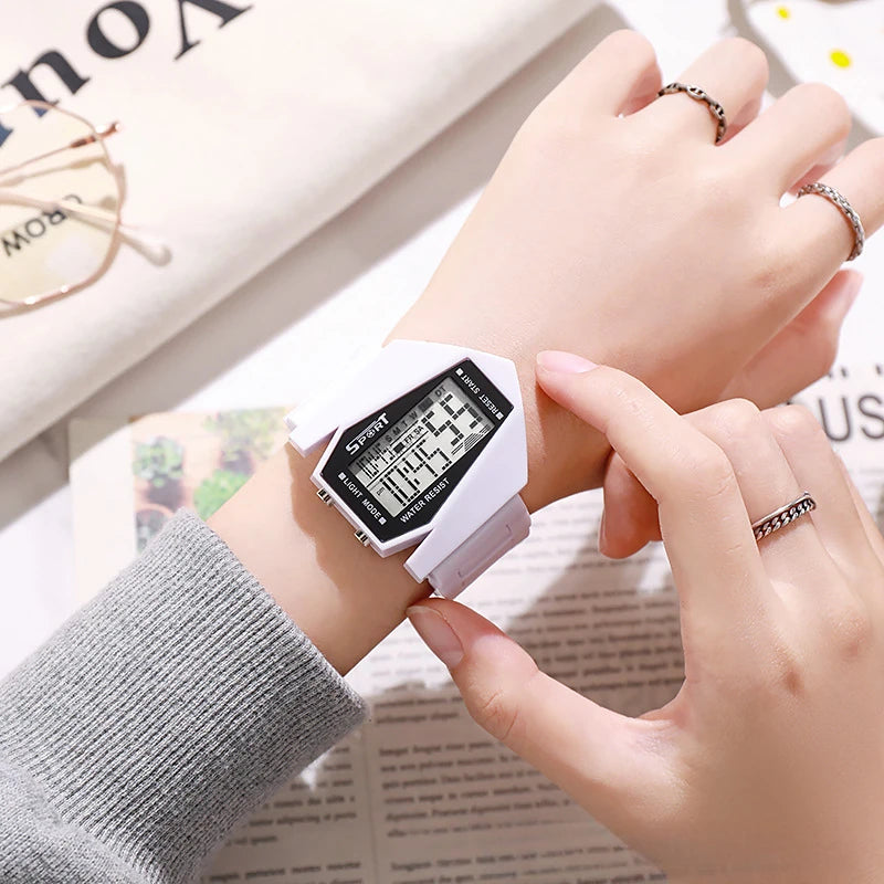Montre digitale enfant motif avion