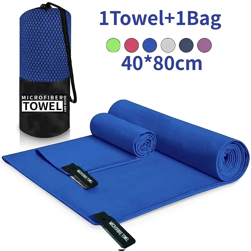 Serviette de sport BRS 40 × 80 cm avec pochette